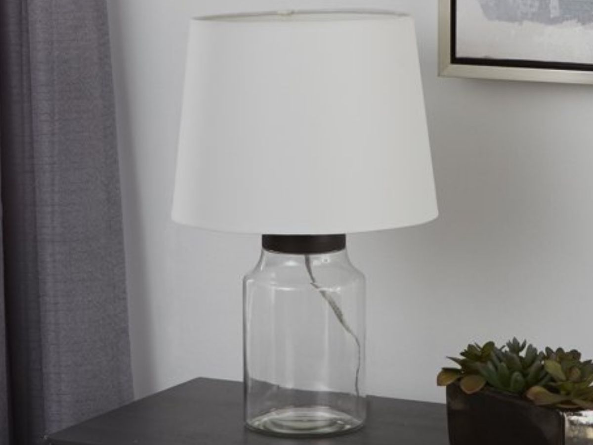 mainstays fillable lamp base