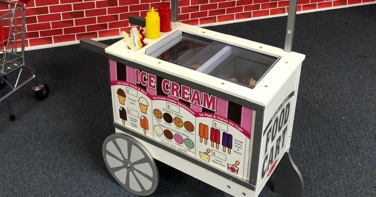 melissa and doug ice cream cart amazon