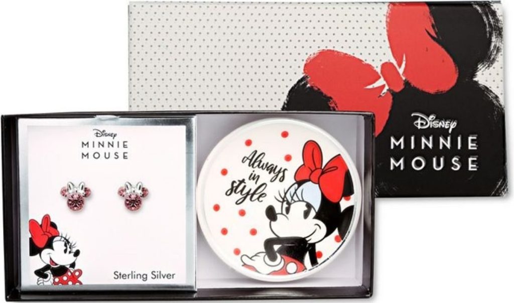 Minnie Mouse Earrings Set