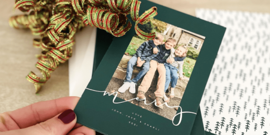 Custom Christmas Cards 25-Count Just $7 on Groupon (Only 32¢ Each)