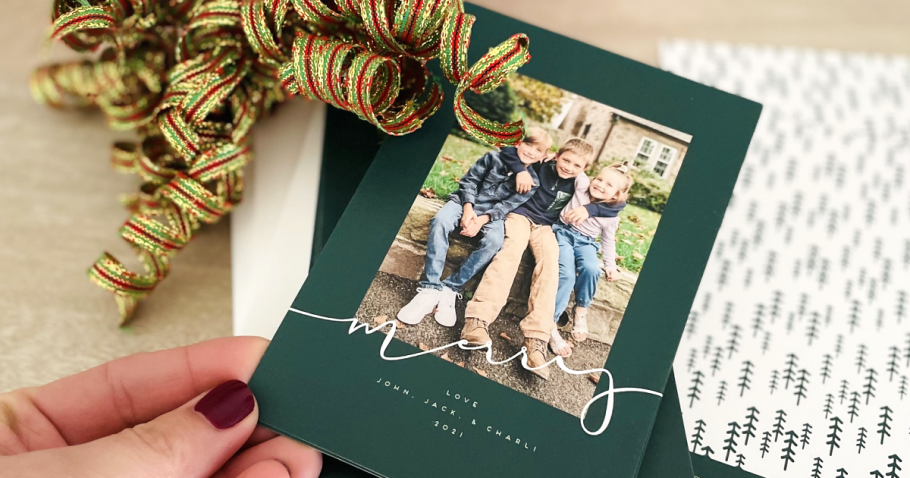 Custom Christmas Cards 25-Count Just $7 on Groupon (Only 32¢ Each)