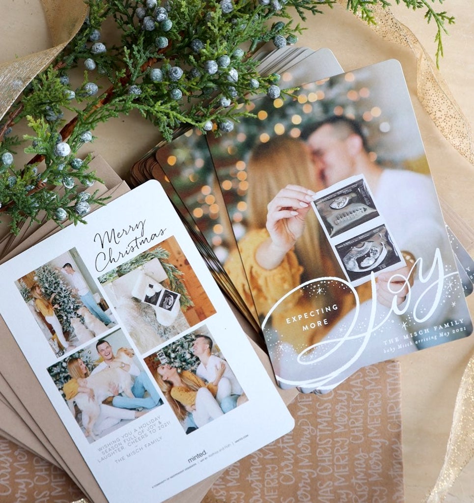 Minted Christmas cards 