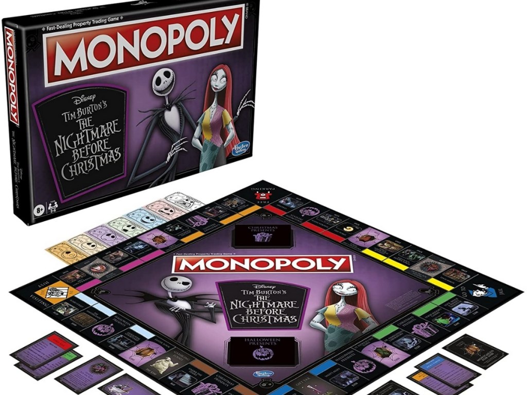 the nightmare before christmas monopoly game 