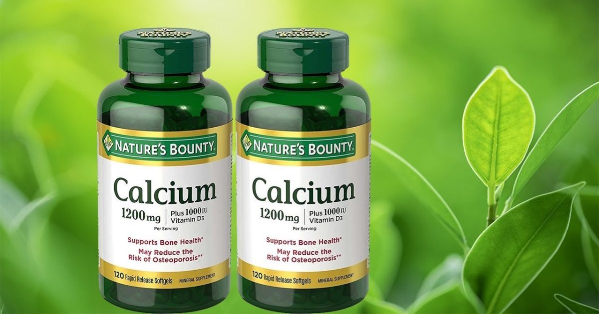 Nature’s Bounty Calcium Softgels 120-Count Bottles Only $4.54 Each Shipped on Amazon