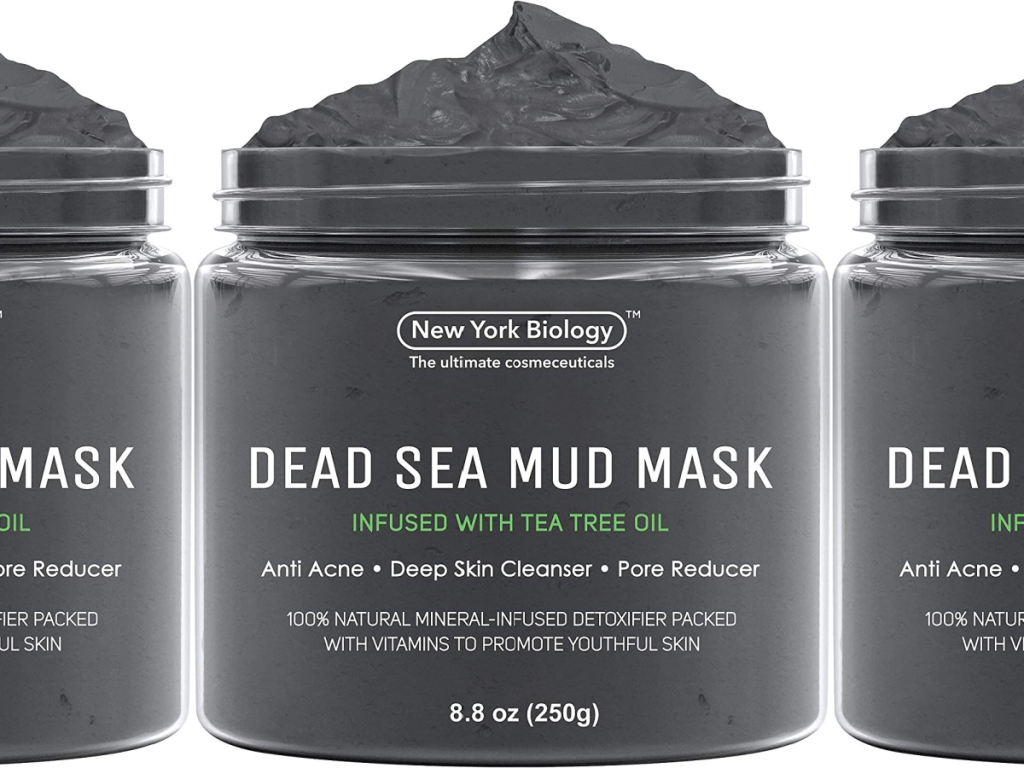 New York Biology Dead Sea Mud Mask for Face and Body Infused with Tea Tree