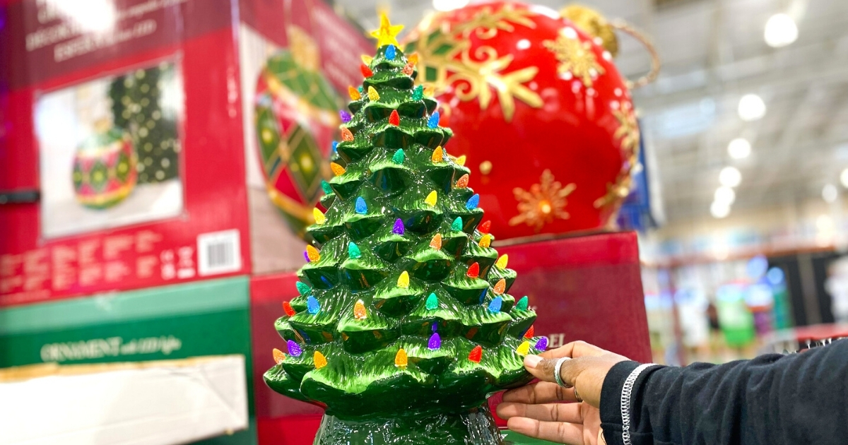 Retro Ceramic Christmas Trees Just 29 99 At Costco