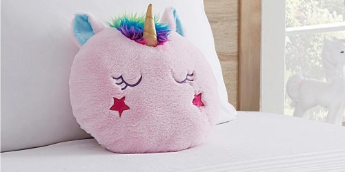 Olivia & Finn Round Furry Squishy Pillows Only $8.99 on Macys.com (Regularly $30)