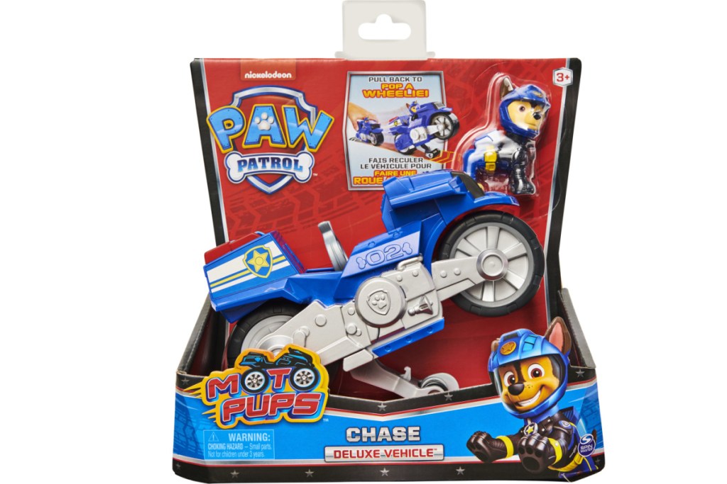 Chase themed Paw Patrol vehicle and character set