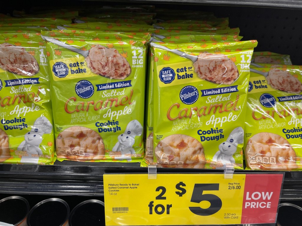 Pillsbury Limited Edition Salted Caramel Apple Cookie Dough You Can Eat or Bake