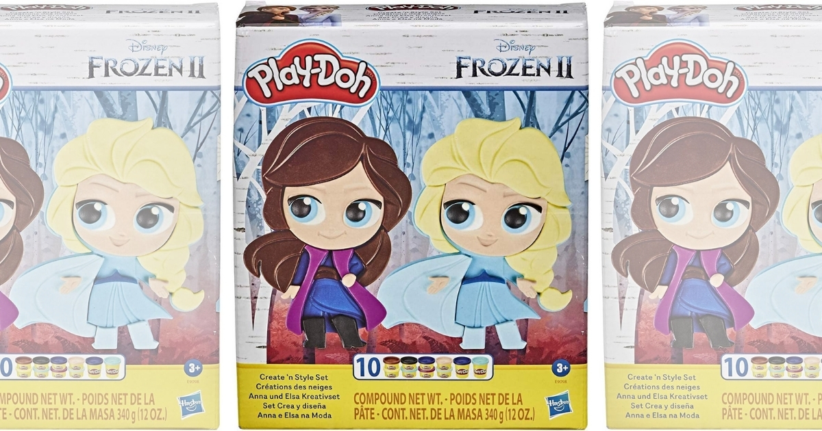 3 boxes of play-doh frozen 2 character set