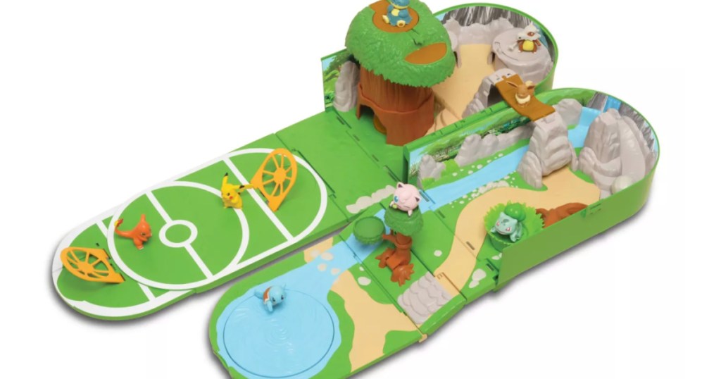 green toy playset 