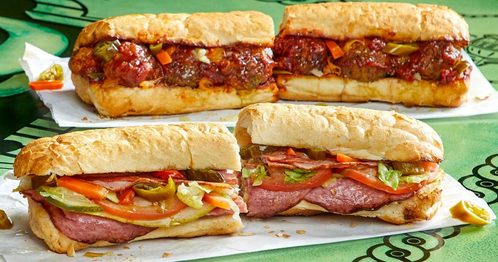 two potbelly sandwiches