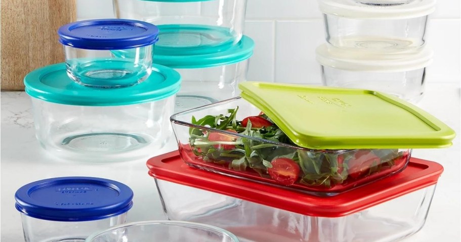 Pyrex 22-Piece Glass Food Storage Set Just $25.49 Shipped on Kohls.com (Reg. $60) + More