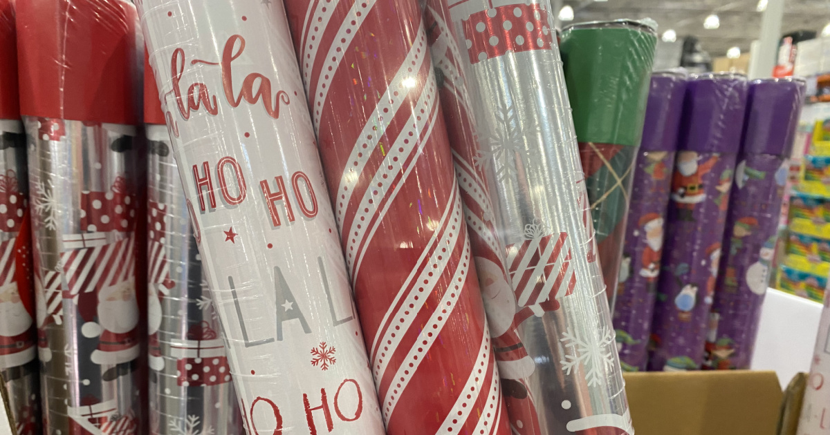Double-Sided Wrapping Paper 3-Packs Only $11.99 at Costco | These Huge Rolls Last Forever
