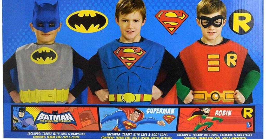 Rubie's DC Comics Kids Action Trio Superhero Costume Set