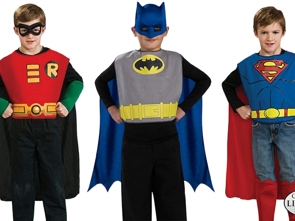 Rubie's DC Comics Kids Action Trio Superhero Costume Set