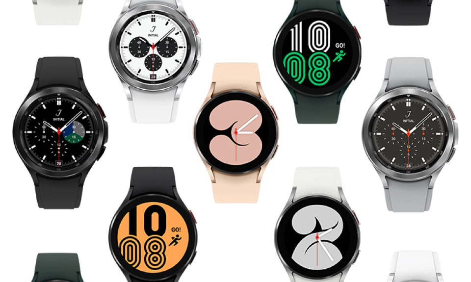group of smartwatches