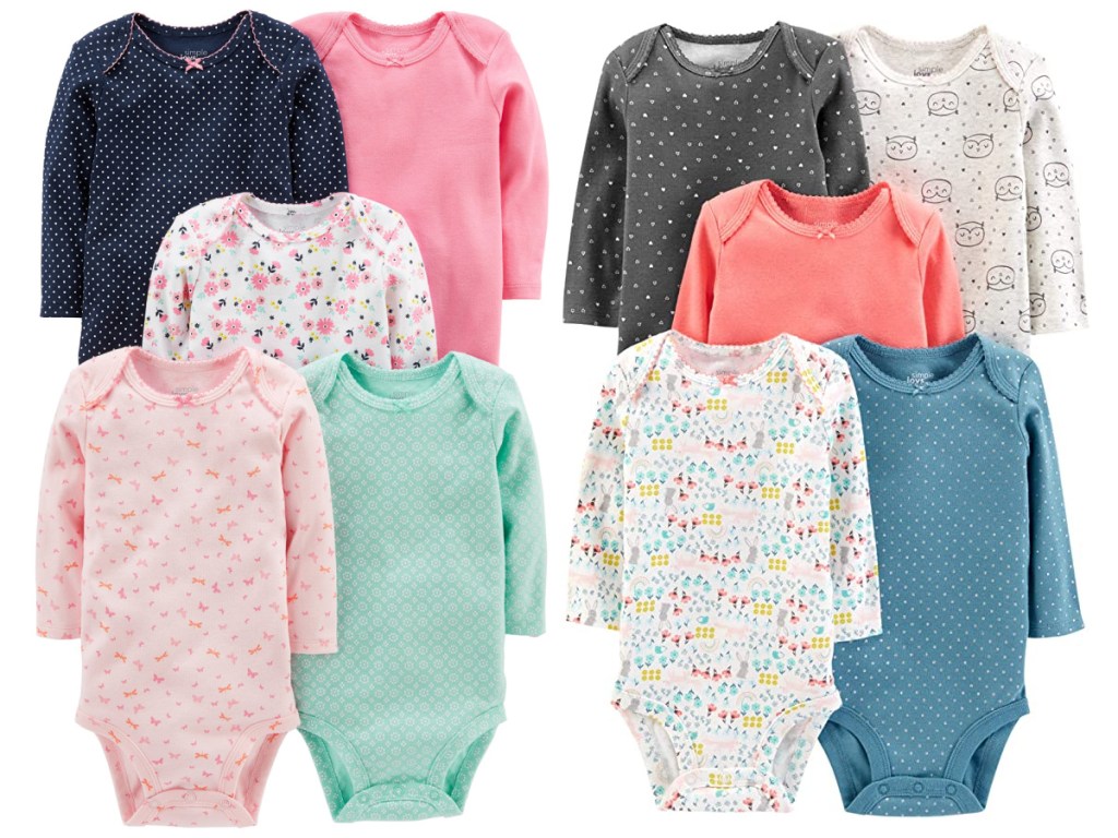 Simple Joys by Carter's Baby 5-Pack Long-Sleeve Bodysuits