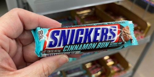 Snickers Cinnamon Bun Candy Bar Now Available Exclusively at Walmart (Reviews are Mixed!)