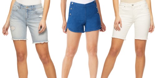 Sofia Vergara Women’s Shorts from $8 on Walmart.com (Regularly $24) | Includes Plus Sizes