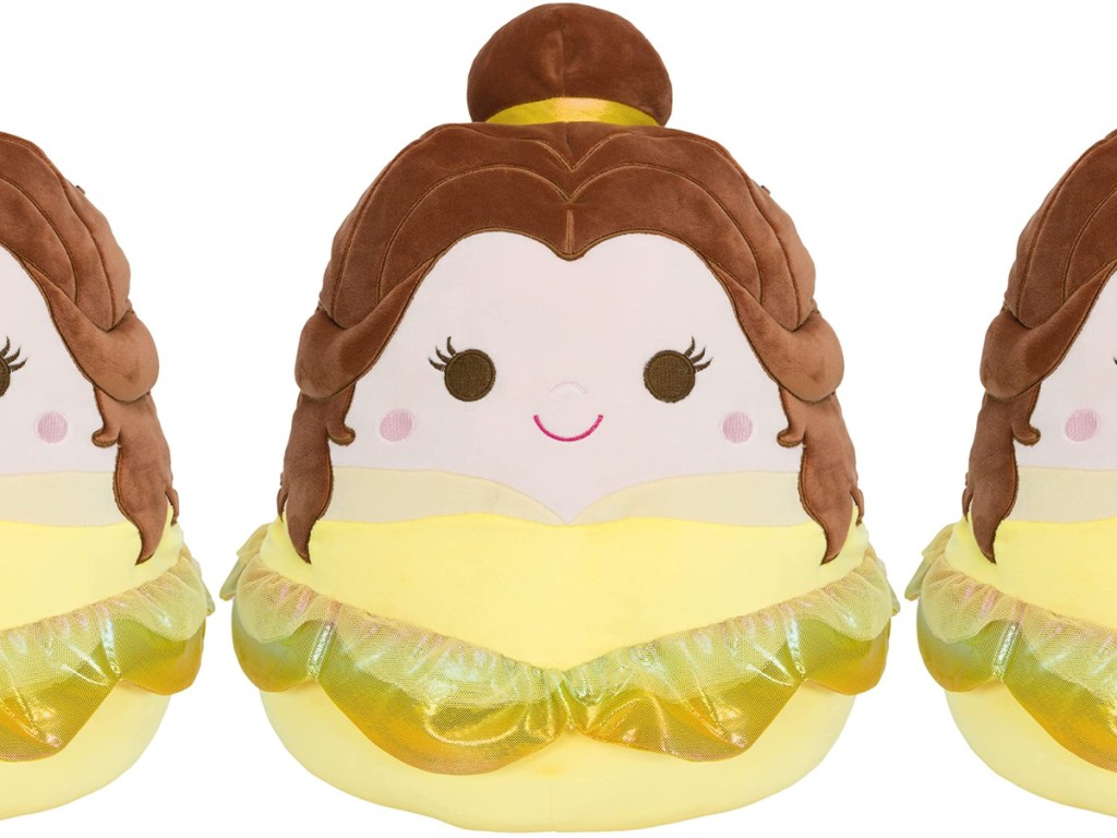 Squishmallow Disney 14-Inch Belle with Sequins Belle