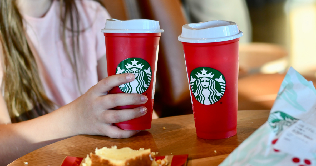 Free Starbucks Red Cup w/ Holiday Drink Purchase (Will Sell Out!)