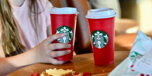 Free Starbucks Red Cup w/ Holiday Drink Purchase (Will Sell Out!)