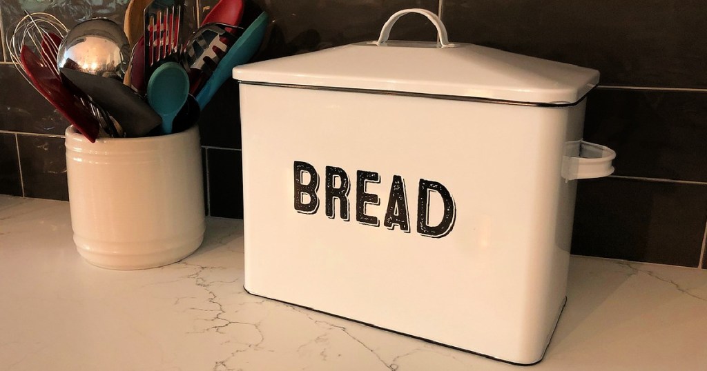 Stylish Farmhouse Counter-Top Bread Boxes