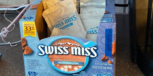 ** Swiss Miss Marshmallow Hot Cocoa Mix 30-Count Only $3.23 Shipped on Amazon