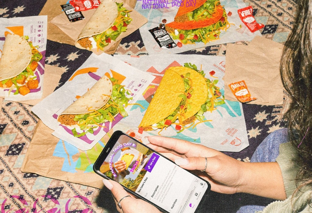 using the Taco Bell app