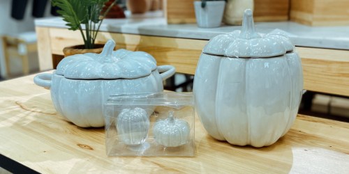 Target’s NEW Stoneware Pumpkin Dishes Are Gourd-geous & Only $15 | Use as Decor or Serveware