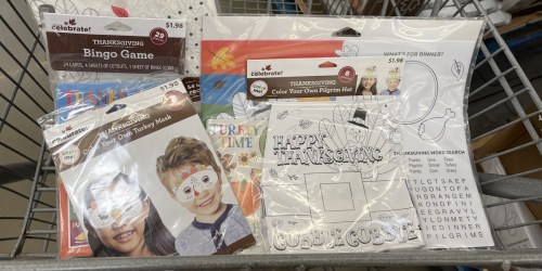 Thanksgiving Color-In Tablecloth Just $1.98 at Walmart + More Creative Holiday Activity for the Kiddos