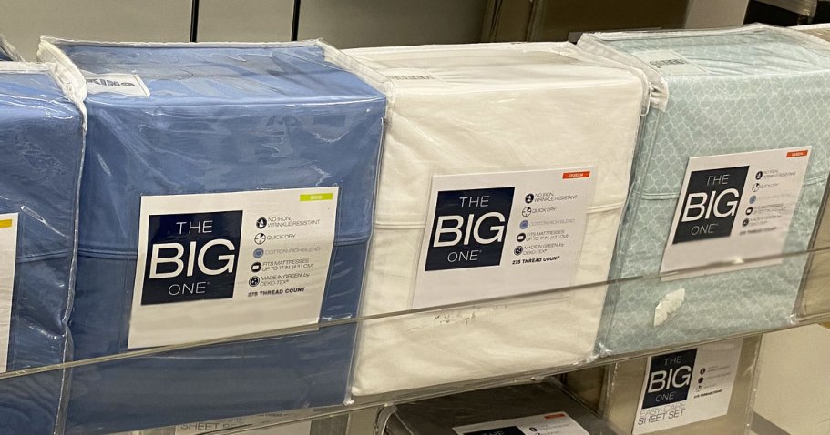 Up to 75% Off The Big One Sheet Sets on Kohls.com