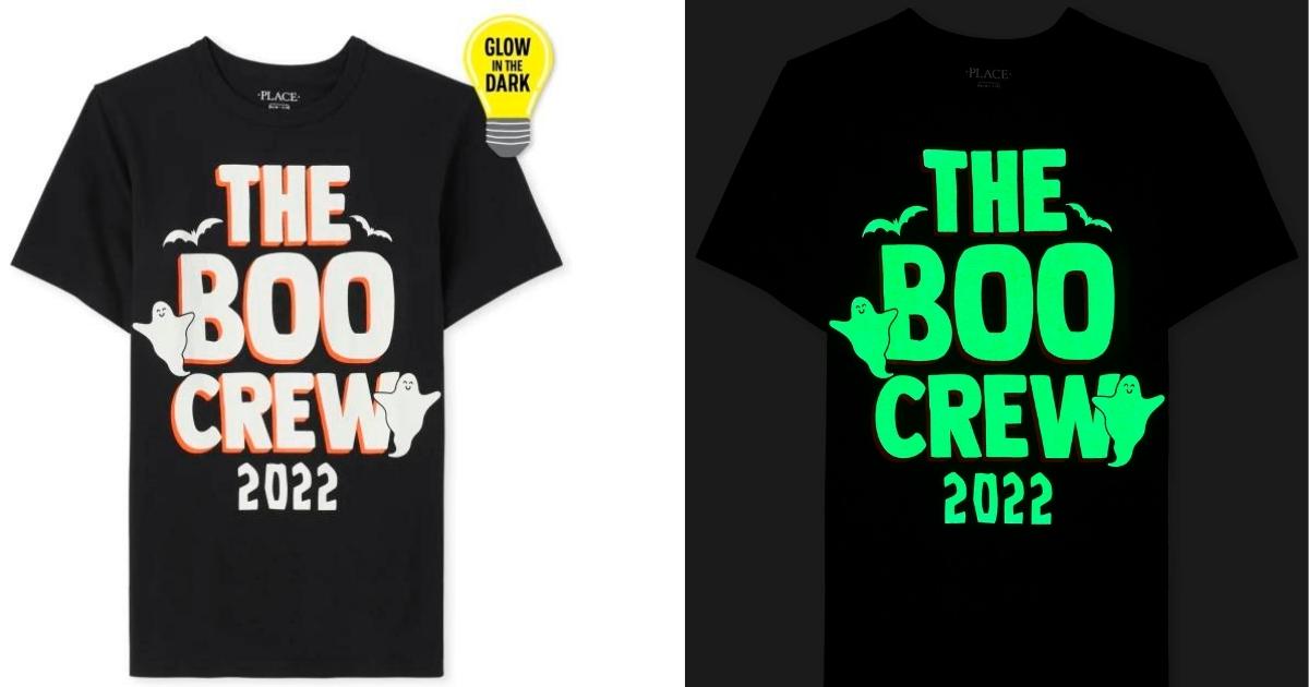 The Children's Place Boo Crew Matching Family Glow Graphic Tees