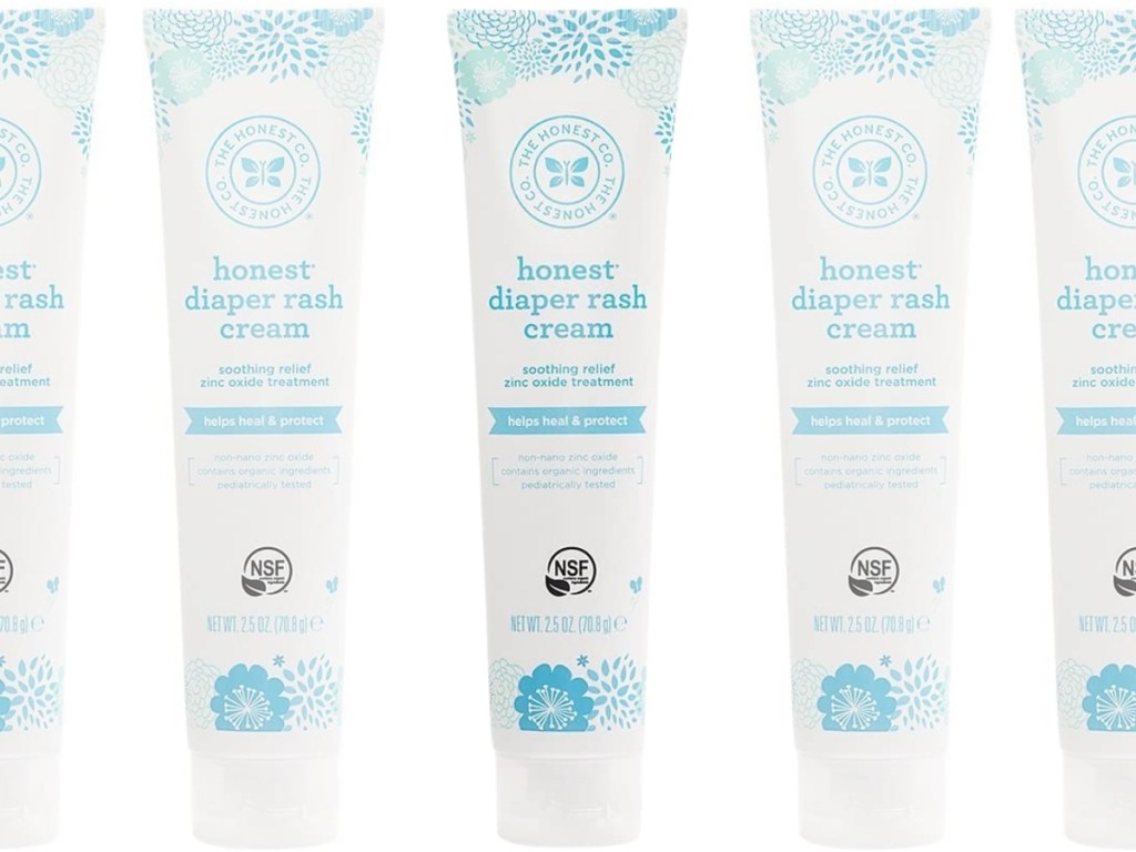 the honest company diaper rash cream bottles