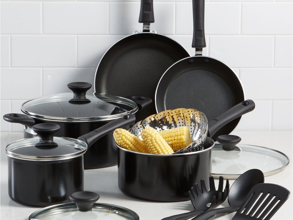 black tools of the trade 13-piece cookware set