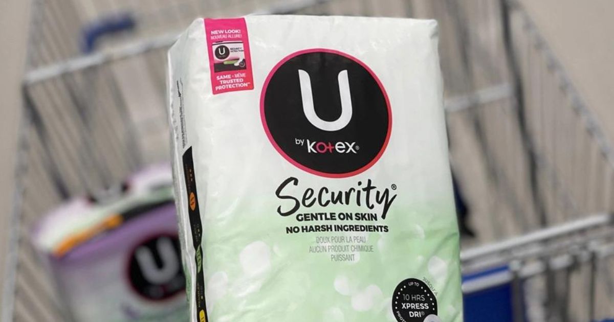 Kotex AND Sale, (2) U By Kotex Security Ultra Thin Pads-22ct.