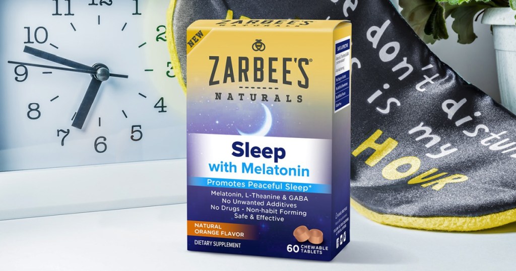 Zarbee's Naturals Sleep with Melatonin 60-Count Chewable Tablets