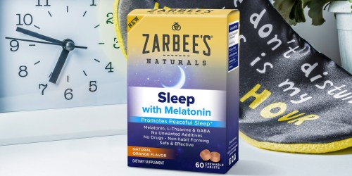 ** Zarbee’s Naturals Sleep w/ Melatonin 60-Count Chewable Tablets Only $6.73 Shipped on Amazon
