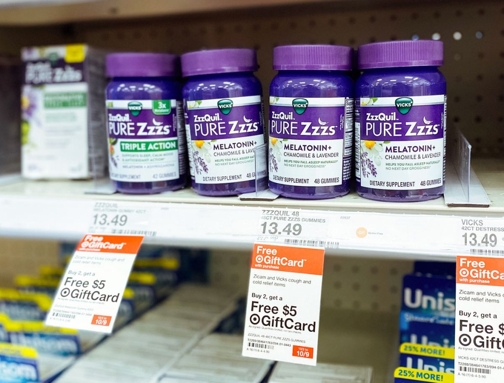 zzzquil products on target shelf