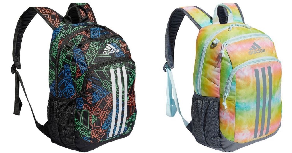 colorful adidas backpack and tie dye adidas backpack