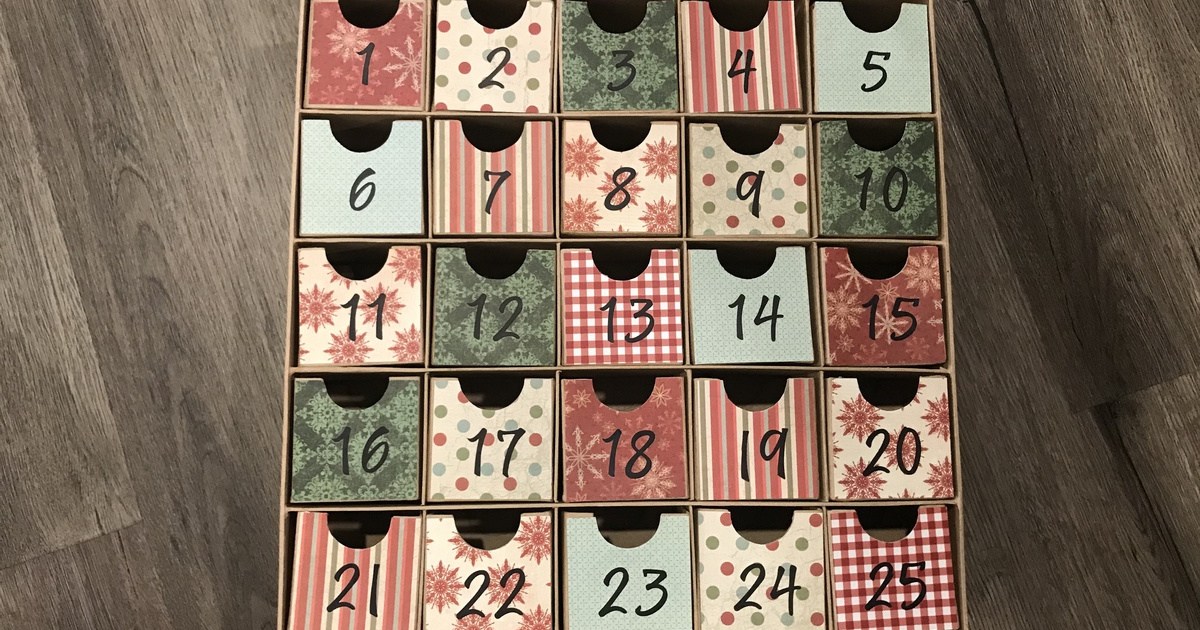 This Reader Created Her Own DIY Advent Calendar Thanks to the 40% Off Hobby Lobby Sale!