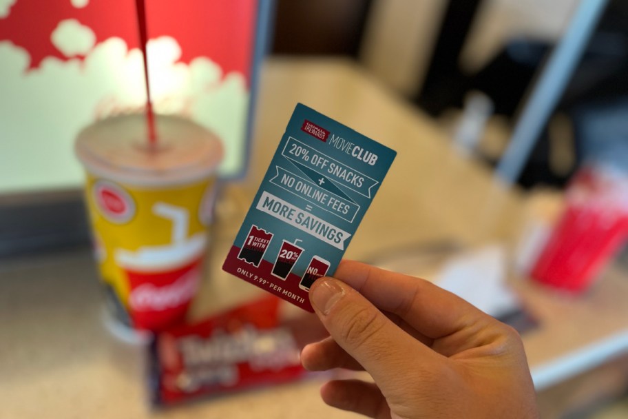 Cinemark movie club ticket