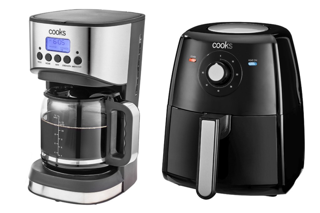 cooks coffee maker and air fryer