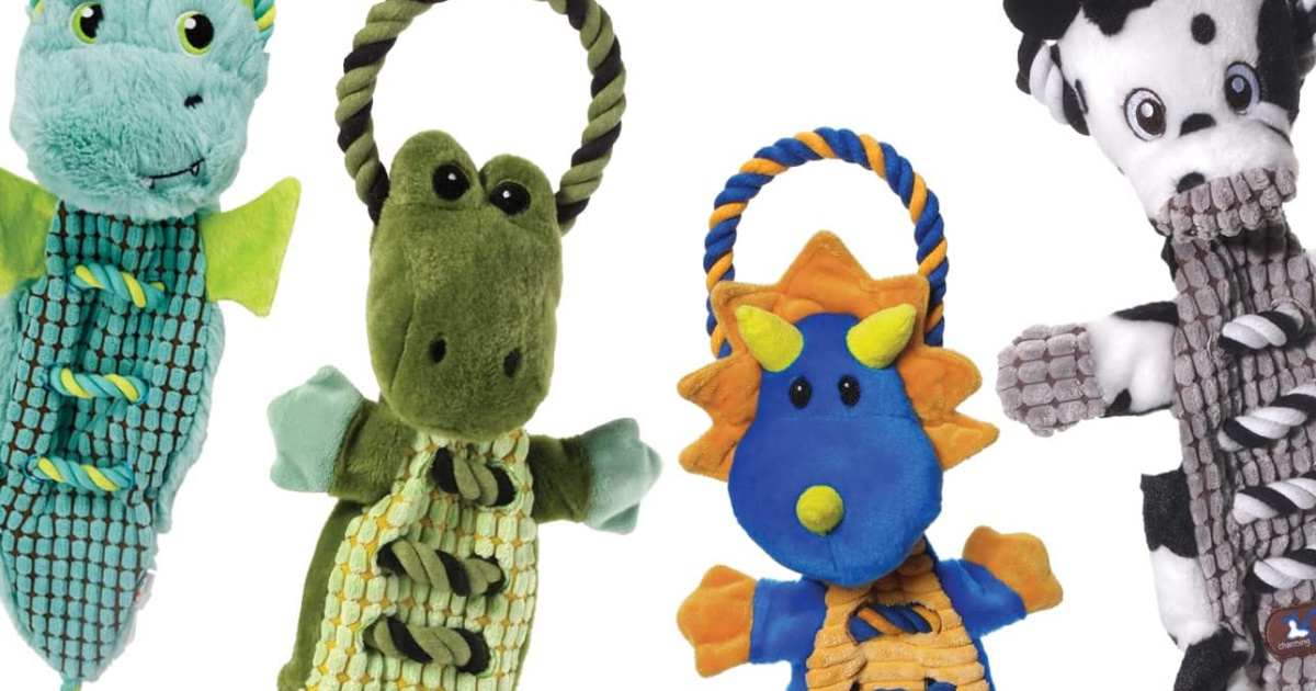 four outward hound rope dog toy stock images cow dragon crocodile