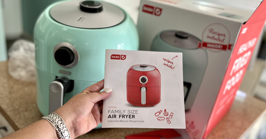 taking dash air fryer out of box 