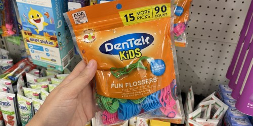 DenTek Kids Fun Flossers 90-Count Bag Just $2.24 on Amazon