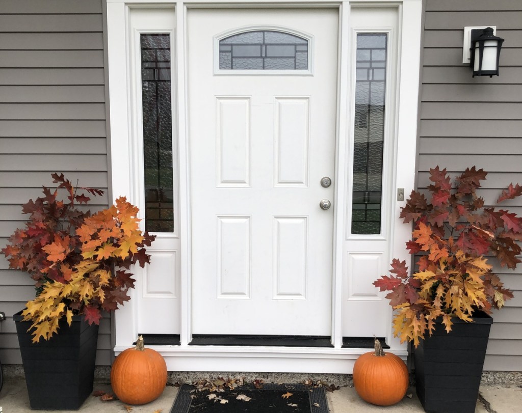 front porch simple fall decor