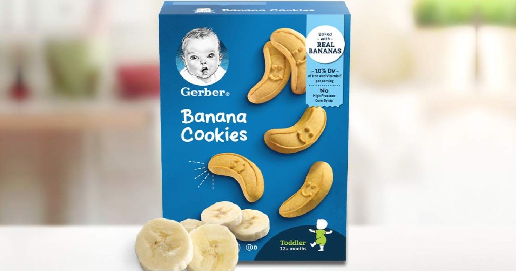 gerber banana cookies box