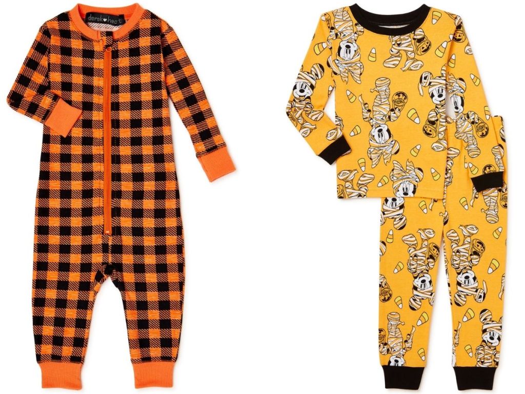 baby and kids Halloween pajamas